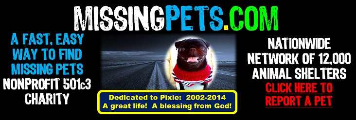 "Missing Pets Logo - Missing Pets Web Site - Your Guide to Lost and Found Dogs, Cats, and Other Pets"